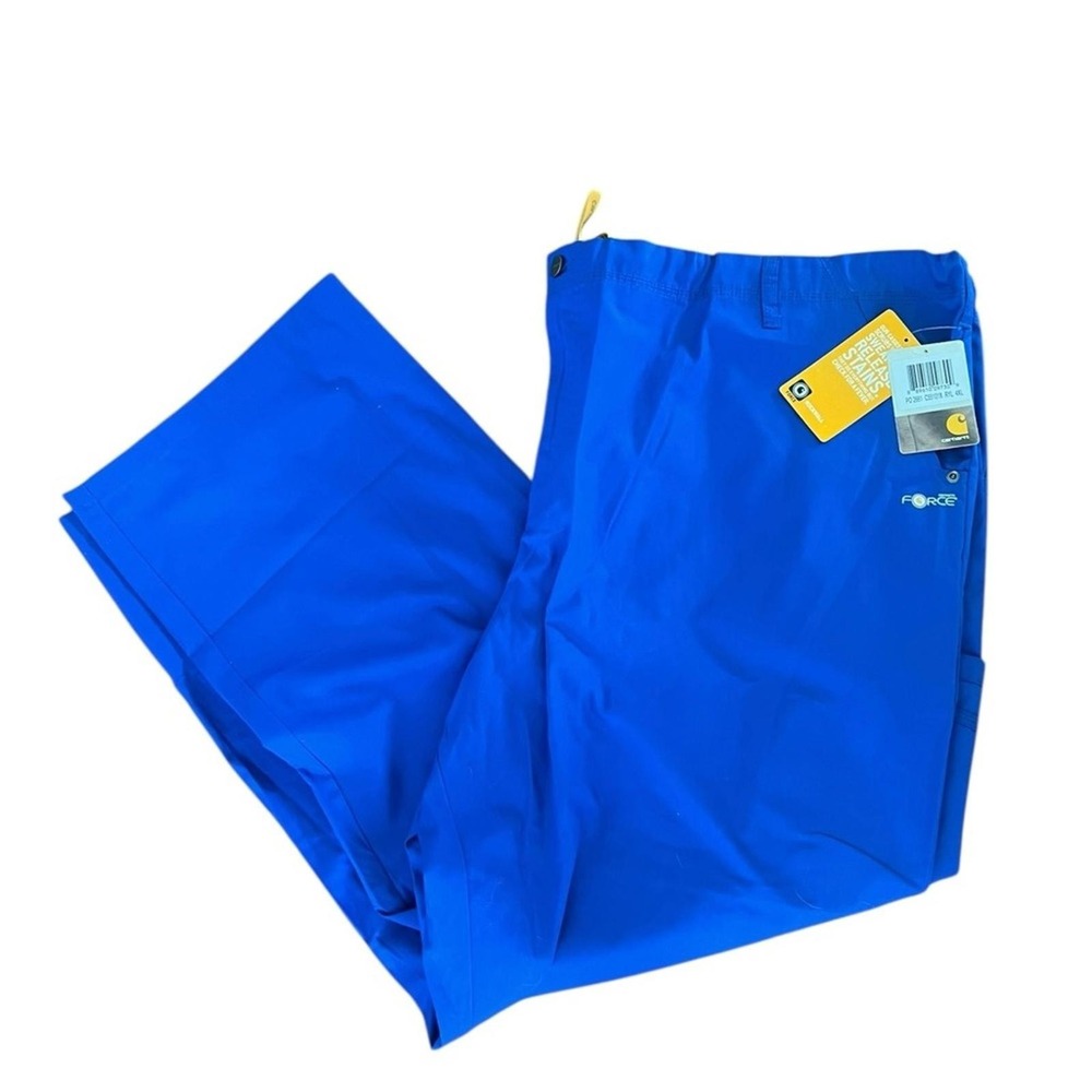 Carhartt‎ Force Scrub Pants Men's 4XL Regular Royal Blue Medical Big & Tall NWT